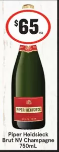 Piper-Heidsieck - Brut Nv Champagne 750mL offers at $65 in IGA Liquor