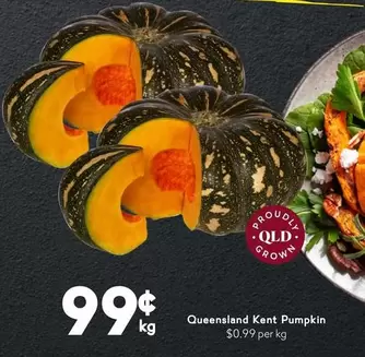 Queensland Kent Pumpkin offers at $0.99 in Drakes