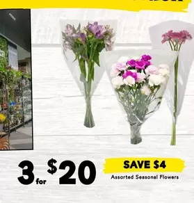 Assorted Seasonal Flowers  offers at $20 in Drakes