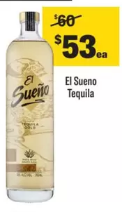 El sueno - Tequila offers at $53 in Liquorland