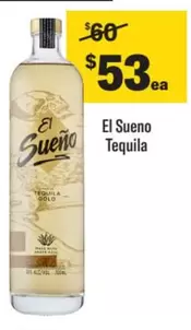 El sueno - Tequila offers at $53 in Liquorland