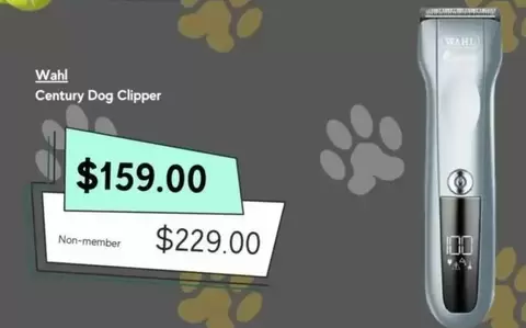 WAHL - Century Dog Clipper offers at $159 in Petbarn