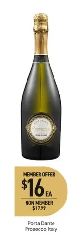 Brut - Porra Dante Prosecco Italy offers at $16 in Dan Murphy's