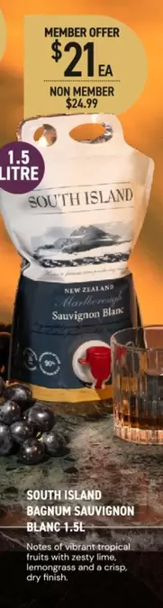 Finish - South Island Bacing Sauvignon Blanc offers at $21 in Dan Murphy's