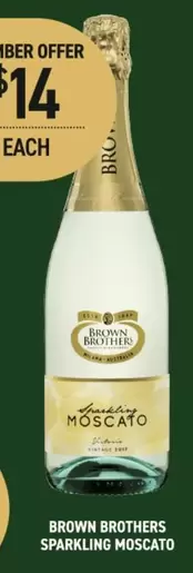 Brown Brothers - Sparkling Moscato offers at $14 in Dan Murphy's