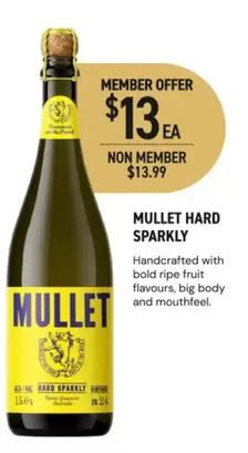 Mullet Hard Sparky offers at $13.99 in Dan Murphy's