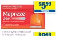 For The Symptomatic Relief Of Frequent Heartburn offers at $5.99 in My Chemist