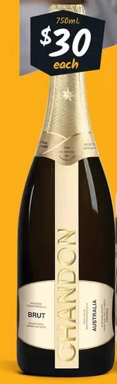 Chandon - Nv Brut Range offers at $30 in Cellarbrations