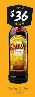 Kahlua - Coffee Liqueur offers at $36 in Cellarbrations