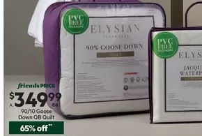 Elysian -  90% Goose Down QB offers at $349.99 in Harris Scarfe