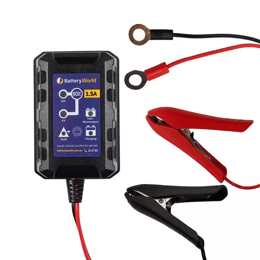 Battery World Charger 6v/12v 1.5amp offers in Battery World