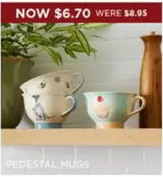 Pedestal Mugs offers at $6.7 in Bed Bath N' Table