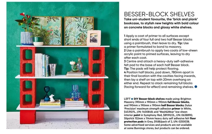 Besser-block offers in Bunnings Warehouse