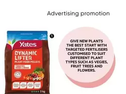 Yates - The Best Start With Targeted Fertilisers Customised To Suit Different Plant Types Such As Vegeies offers in Bunnings Warehouse