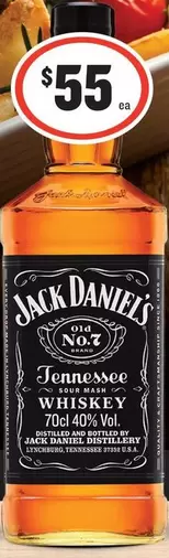 Jack Daniels - Old No. 7 Tennessee Whiskey 700ml offers at $55 in IGA Liquor