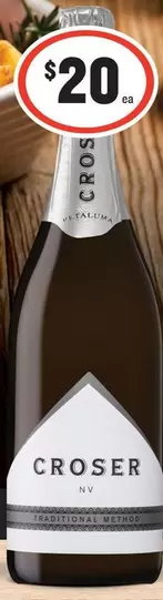 Croser - Nv offers at $20 in IGA Liquor