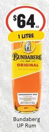 Bundaberg -  Up Rum offers at $64 in IGA Liquor