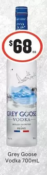 Grey Goose - Vodka 700mL offers at $68 in IGA Liquor