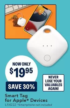 Apple - Smart Tag For  Devices offers at $19.95 in Jaycar Electronics