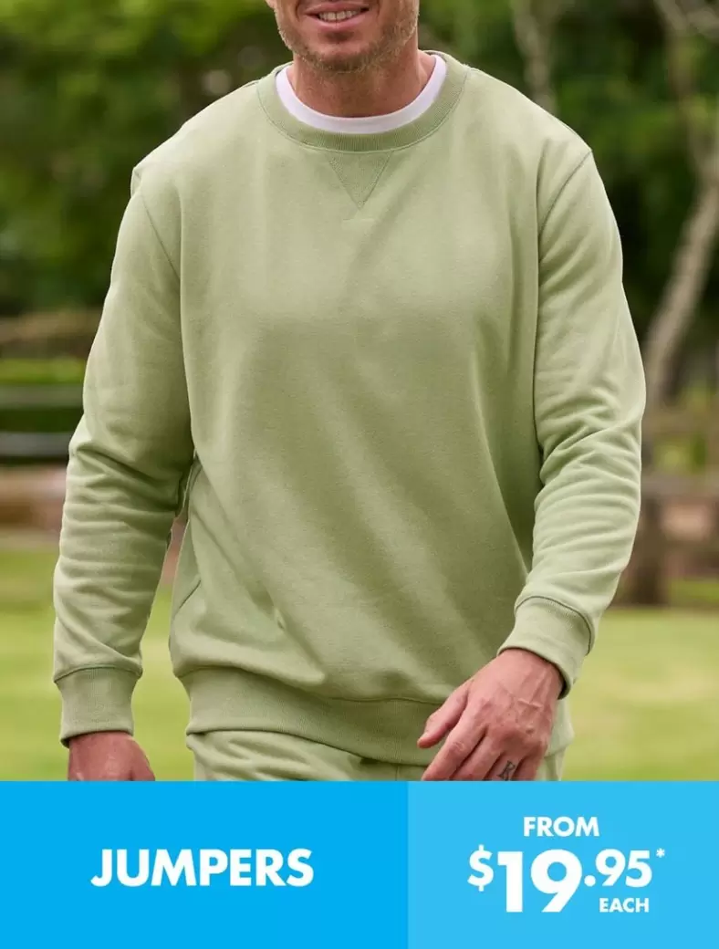 Jumpers offers at $19.95 in Lowes