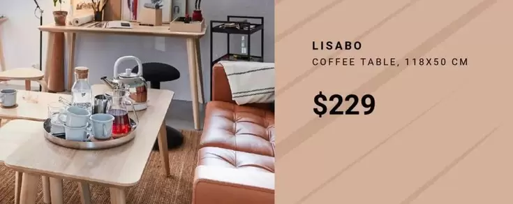 Lisabo - Coffee Table 118X50 CM offers at $229 in IKEA
