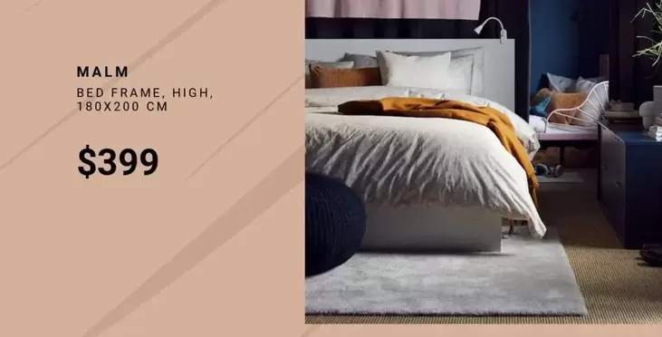 Malm - Bed Frame, High, 180x200 Cm offers at $399 in IKEA
