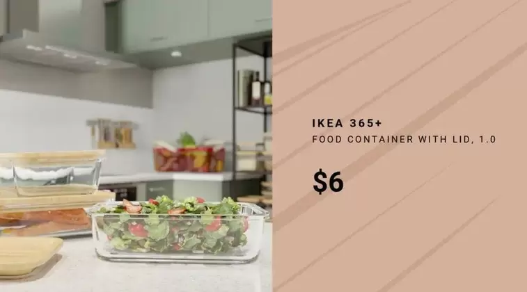 Ikea 365+ - Food Container With Lid 1.0 offers at $6 in IKEA