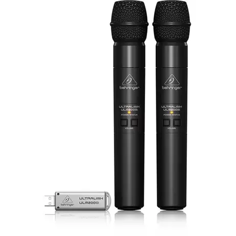 Behringer Ultralink ULM202USB Dual Wireless Mic System offers at $174 in Allans Music