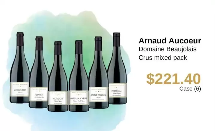 Arnaud Aucoeur offers at $221.4 in Dan Murphy's