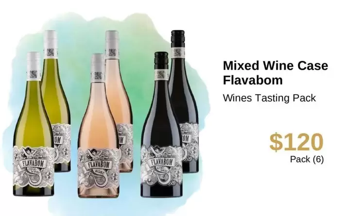 Mixed Wine Case Flavabom offers at $120 in Dan Murphy's