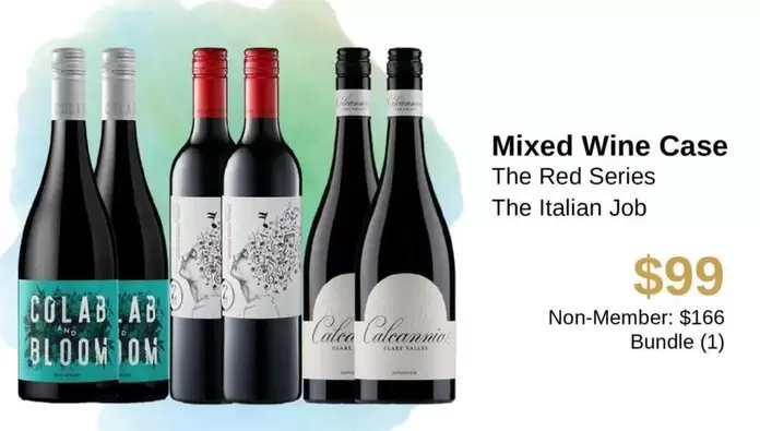 Mixed Wine Case offers at $99 in Dan Murphy's