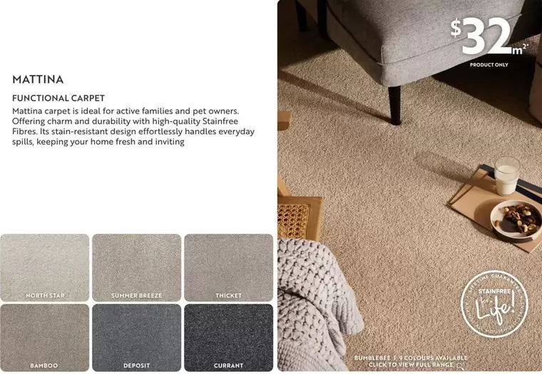 Star - Functional Carpet offers at $32 in Carpet Court