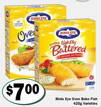 Birds eye - Birds Eye Oven Bake Fish 425g Varieties offers at $7 in Friendly Grocer
