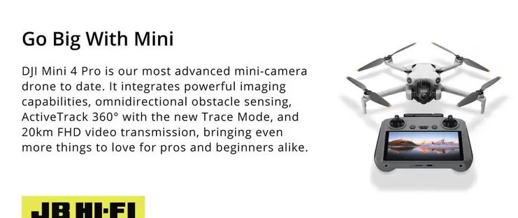 DJI - Go Big With Mini offers in JB Hi Fi