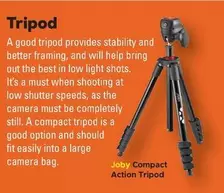 Tripod Joby Compact Action Tripod offers in JB Hi Fi