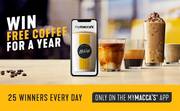 McDonald's offer | Win Free Coffee for a Year | 02/08/2022 - 30/08/2022