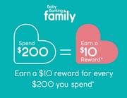 Baby Bunting offer | Earn a $10 reward | 16/05/2022 - 30/06/2022